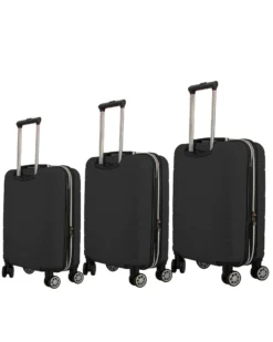 CHARRO - TROLLEY IN ABS A RIGHE ORIZZONTALI CON 4 RUOTE DOPPIE