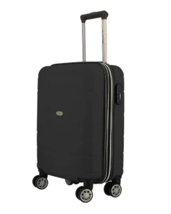 CHARRO - TROLLEY IN ABS A RIGHE ORIZZONTALI CON 4 RUOTE DOPPIE