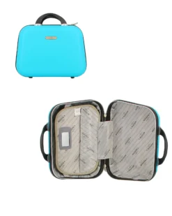 CHARRO - TROLLEY IN ABS A RIGHE ORIZZONTALI CON 4 RUOTE DOPPIE