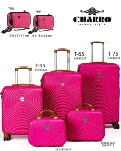 CHARRO - TROLLEY IN ABS E 4 RUOTE DOPPIE