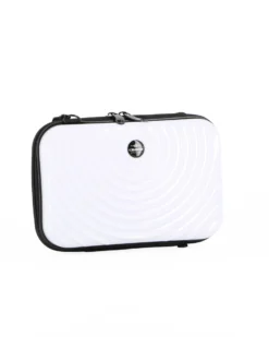 CHARRO - Trousse bianca con tracolla regolabile removibile