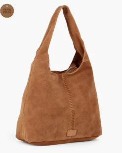CHESTER POLO ACADEMY - Borsa sacca cuoio scamosciata in VERA PELLE