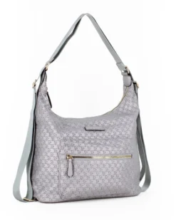 CORTINA POLO STYLE - Borsa sacca piombo loggata con tasca frontale