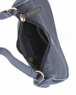 CORTINA POLO STYLE - Minibag blu con tracolla removibile