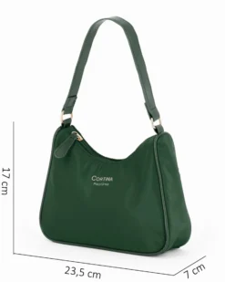 CORTINA POLO STYLE - Minibag verde con tracolla removibile