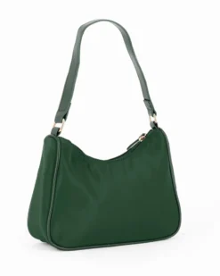 CORTINA POLO STYLE - Minibag verde con tracolla removibile
