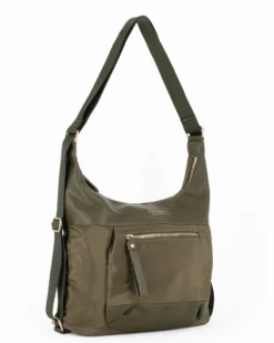 CORTINA POLO STYLE - Sacca zaino verde con tasca frontale