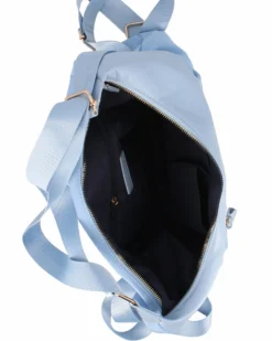 CORTINA POLO STYLE - Sacca zaino celeste con tasca frontale