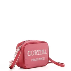 CORTINA POLO STYLE - Tracolla rossa con scritta frontale