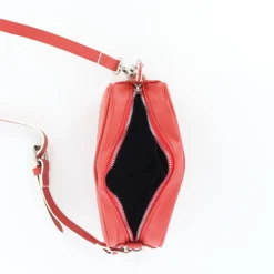 CORTINA POLO STYLE - Tracolla rossa con scritta frontale