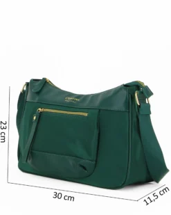 CORTINA POLO STYLE - Tracolla verde con tasca frontale