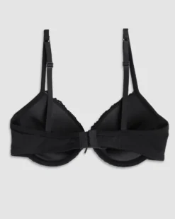 COTONELLA - REGGISENO DANIELA PUSH-UP CON FERRETTO ESSENTIAL NERO - CD023