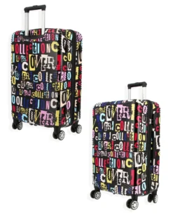COVERI COLLECTION - Trolley in ABS stampa scritte multicolor