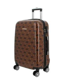 COVERI COLLECTION - TROLLEY IN ABS STAMPA LOGO CON 4 RUOTE DOPPIE