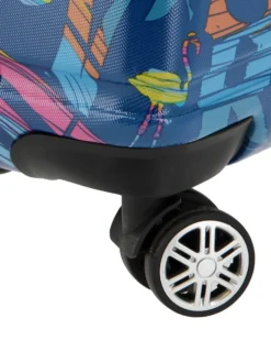 COVERI COLLECTION - Trolley in ABS stampa scritte e disegni multicolor