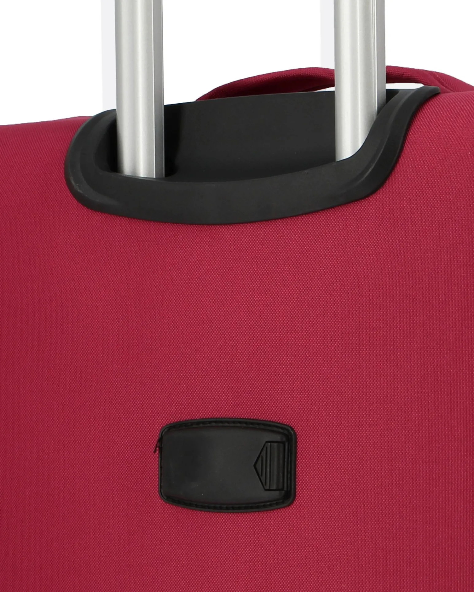 COVERI COLLECTION - TROLLEY ROSSO IN TESSUTO ESPANDIBILE CON DOPPIA TASCA FRONTALE