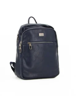 COVERI COLLECTION - ZAINO UFFICIO BLU CON TASCA OVALE E UNA FRONTALE