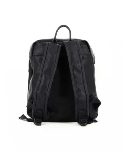 COVERI COLLECTION - ZAINO UFFICIO NERO CON TASCA OVALE E UNA FRONTALE