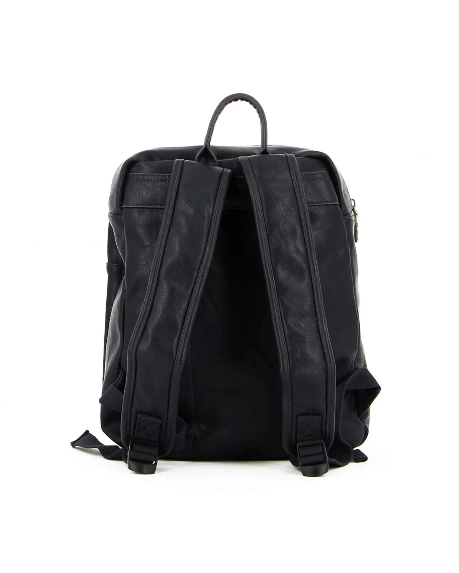 COVERI COLLECTION - ZAINO UFFICIO NERO CON TASCA OVALE E UNA FRONTALE