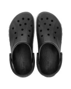 CROCS - SABOT BAYABAND CLOG  NERO CON DETTAGLI BIANCHI DA UOMO, 205089