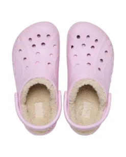 CROCS - SABOT BAYA LINED CLOG ROSA DA JUNIOR, 205969