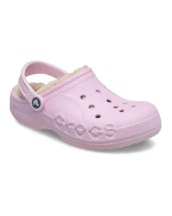 CROCS - SABOT BAYA LINED CLOG ROSA DA JUNIOR, 205969