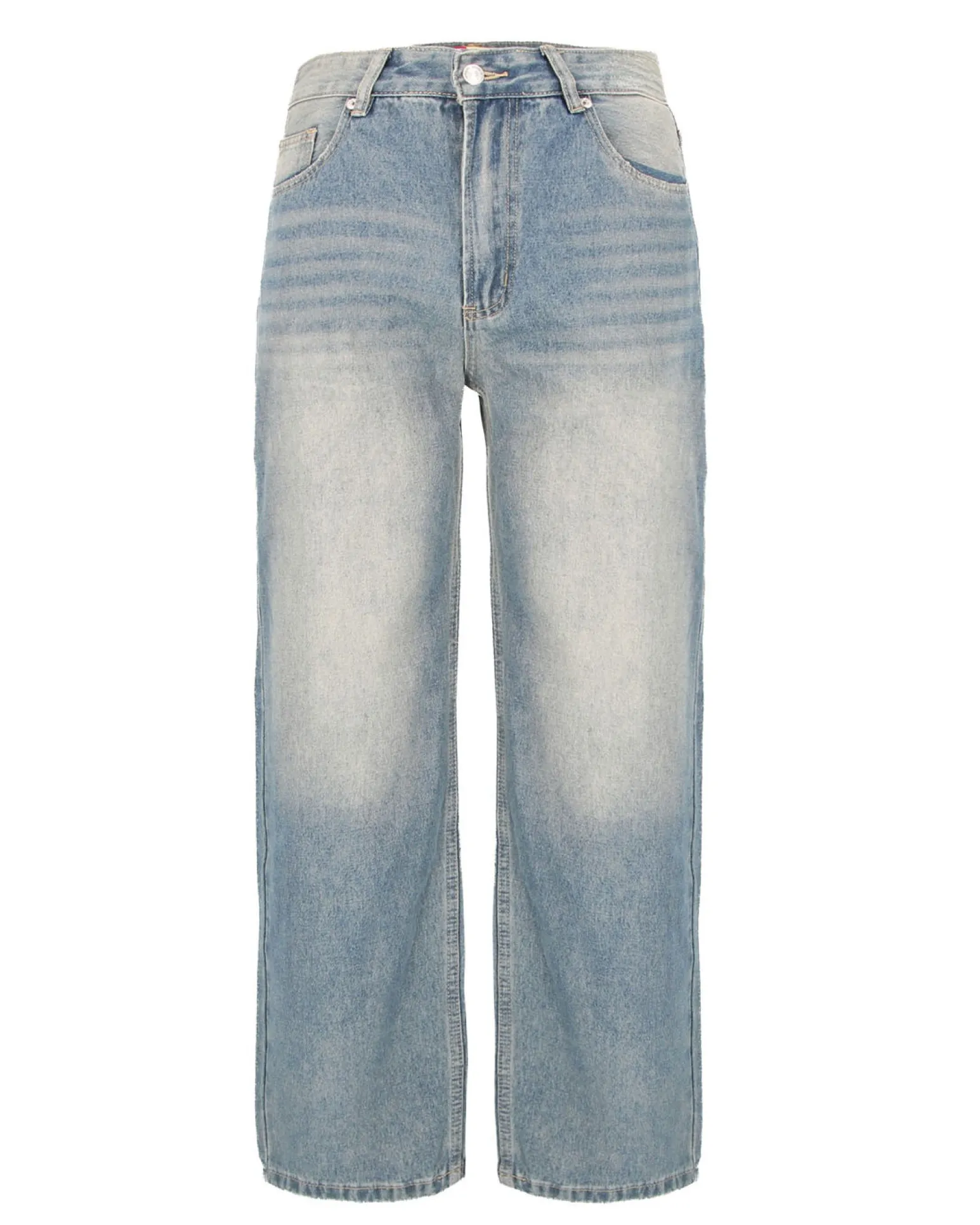 D-INFINITIVE - Jeans baggy fit denin chiaro