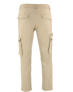D-INFINITIVE - Pantalone cargo beige regular fit