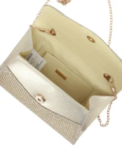 DIVAS - Borsa pochette platino