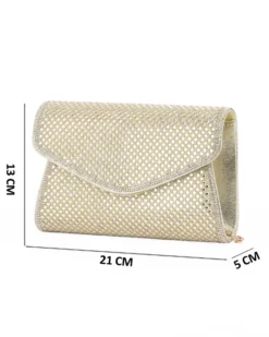 DIVAS - Borsa pochette platino