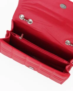 DIVAS - Borsa rossa da donna  con patta