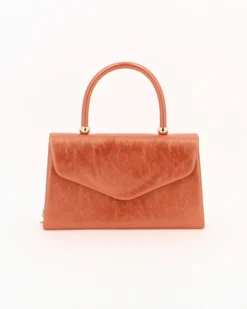 DIVAS - Borsetta arancione un manico con patta