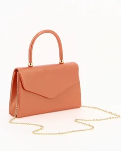 DIVAS - Borsetta arancione un manico con patta