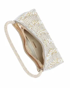DIVAS - Minibag oro in strass, catenina removibile