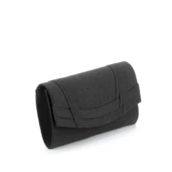 DIVAS- Pochette effetto metallizzato con patta glitterata