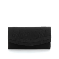 DIVAS- Pochette effetto metallizzato con patta glitterata