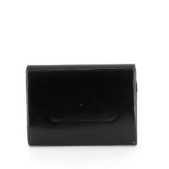 DIVAS- Pochette effetto metalizzato e strass con patta lurex