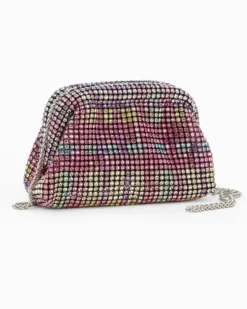 DIVAS - Pochette multicolor di strass