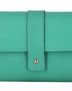 DIVAS - TRACOLLINA VERDE ACQUA IN PELLE