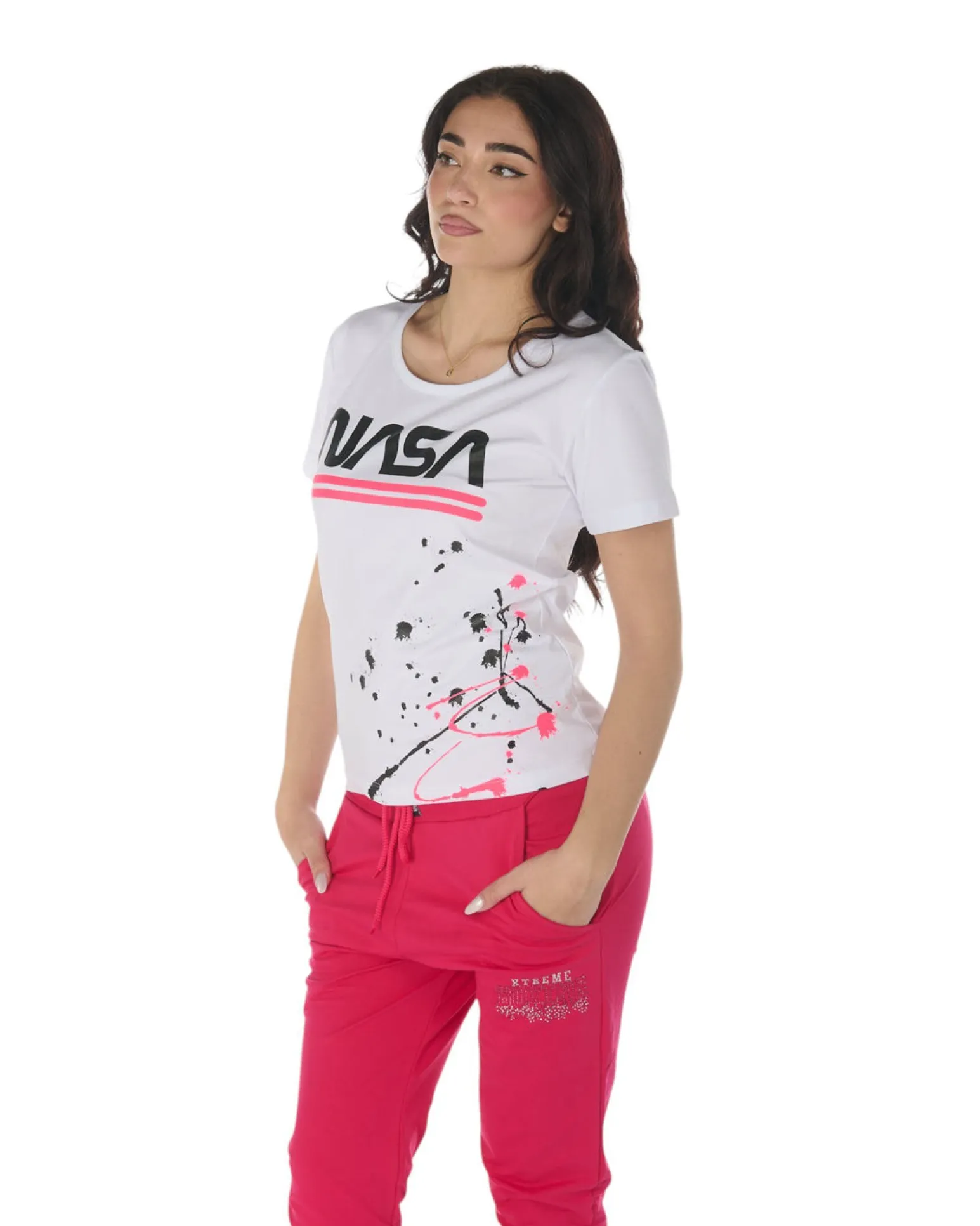 DONNA TSHIRT MANICA CORTA NASA