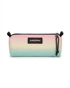 EASTPACK - PICCOLO ASTUCCIO BENCHMARK SINGLE SFUMATO ROSA, VERDE E GIALLO, EK000372_2Z71