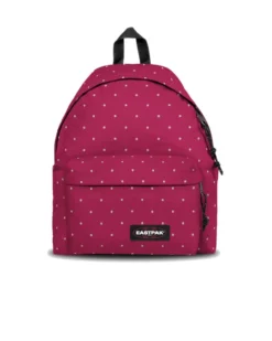 EASTPACK - ZAINO PADDED PAK'R BORDEAUX A POIS SILVER, EK000620_6W51