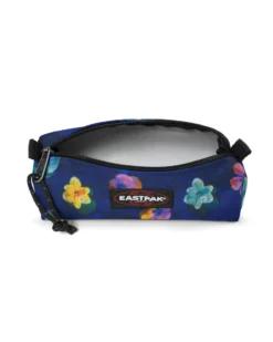 EASTPAK - ASTUCCIO BENCHMARK BLU CON FIORI