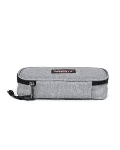 EASTPAK - Borsellino OVAL SINGLE grigio con scomparto interno con passanti portapenne