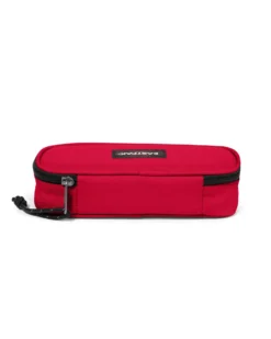 EASTPAK - Borsellino OVAL SINGLE rosso con scomparto interno con passanti portapenne