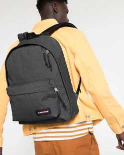 EASTPAK - Zaino OUT OF OFFICE grigio con tasca frontale e scomparto laptop