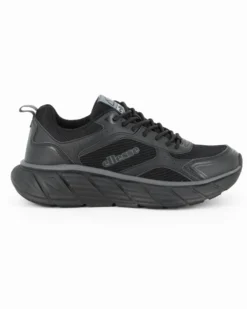 ELLESSE - Scarpa da uomo nera con dettagli grigi - DEBRA005_001