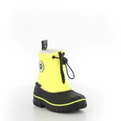 ENRICO COVERI CONTEMPORARY - MOOMBLAMK KID Doposci gialli/neri con coulisse e pelliccetta interna