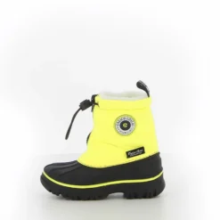 ENRICO COVERI CONTEMPORARY - MOOMBLAMK KID Doposci gialli/neri con coulisse e pelliccetta interna