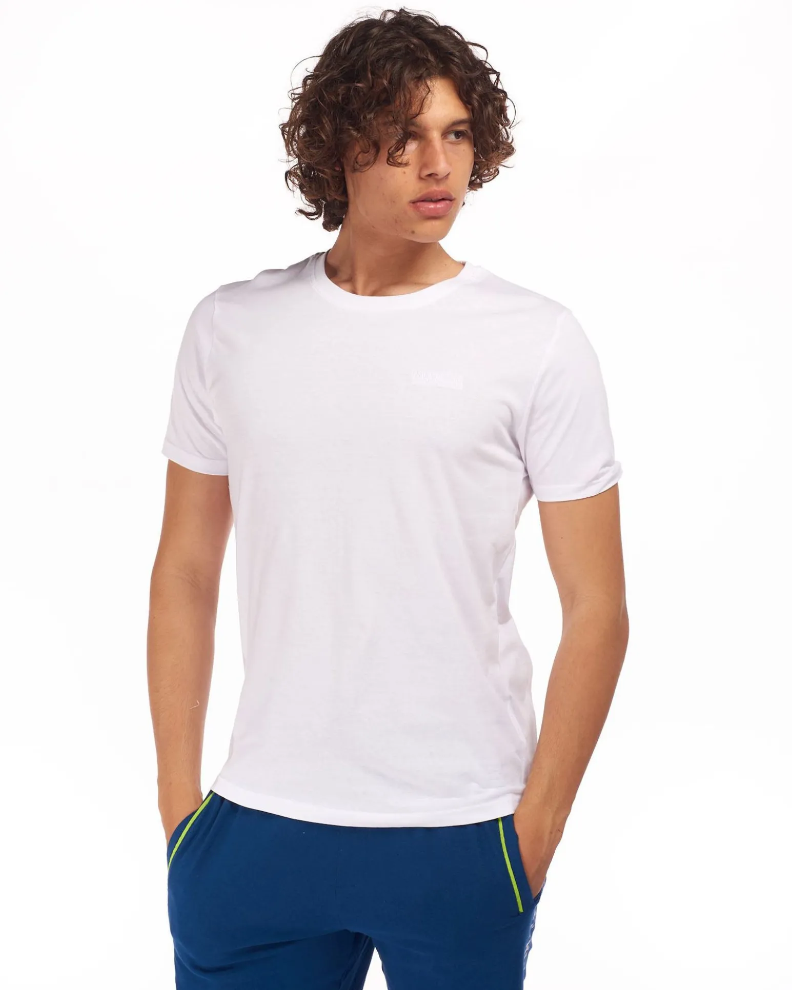 ENRICO COVERI SPORTWEAR - TSHIRT MEZZA MANICA CON PICCOLO RICAMO